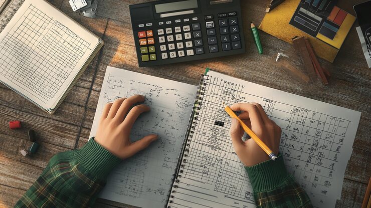 how to find square root without calculator using long division method on grid paper