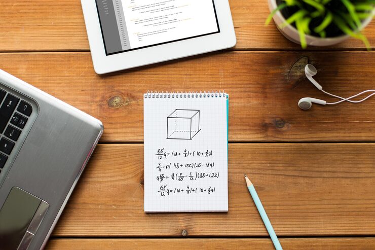 how to simplify square roots practice notes with algebra equations on notepad